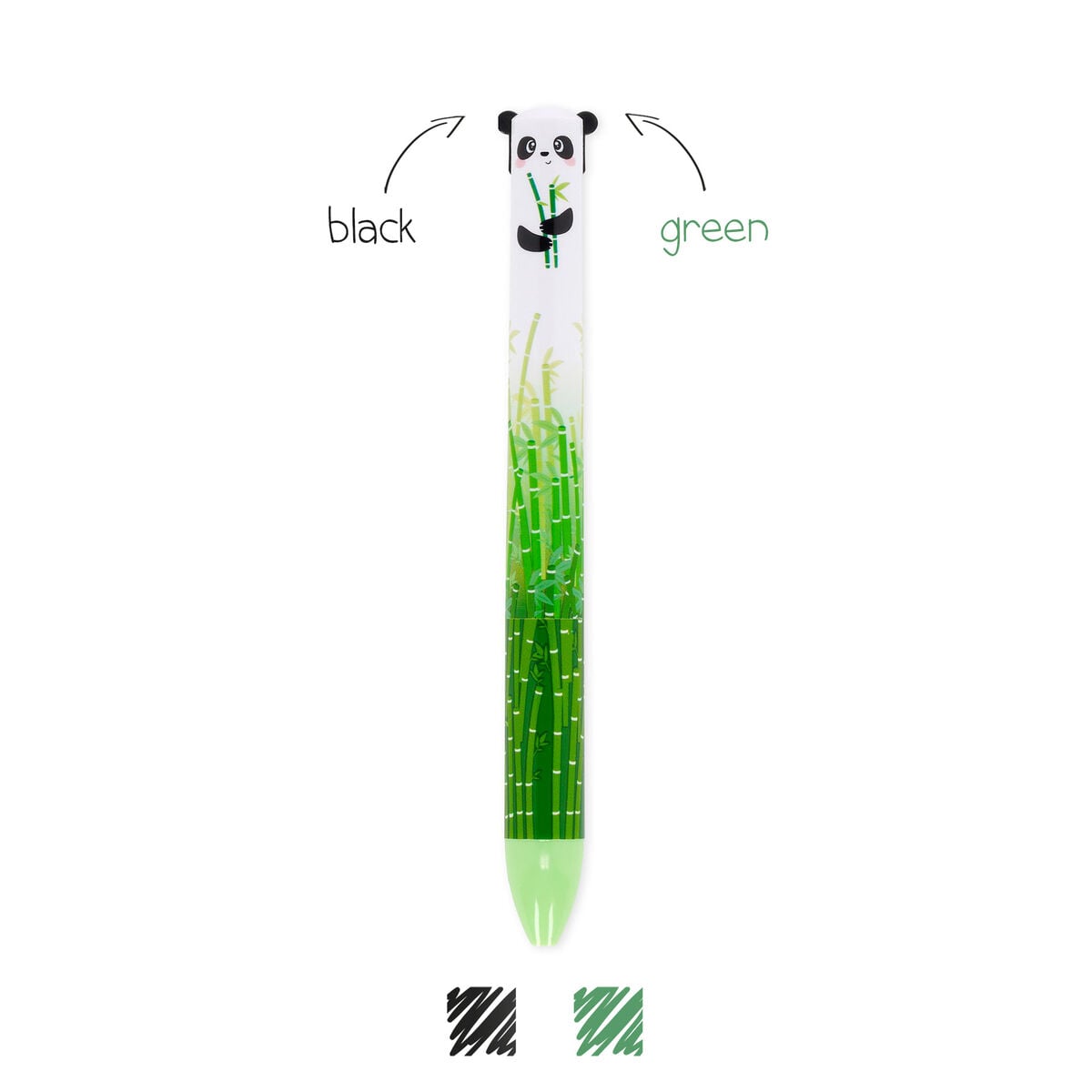 Legami - Panda Two-Colour Ballpoint Pen - Click&Clack