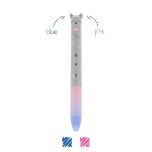 Legami - Kitty Two-Colour Ballpoint Pen - Click&Clack