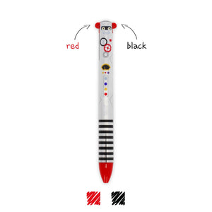 Legami - Robot Two-Colour Ballpoint Pen - Click&Clack