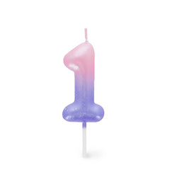 Legami - Pink Doğum Günü Cake Candle - 1 - Mutlu Doğum Günü Candle