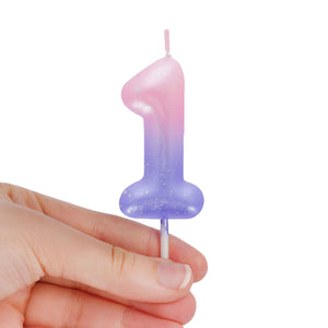 Legami - Pink Doğum Günü Cake Candle - 1 - Mutlu Doğum Günü Candle