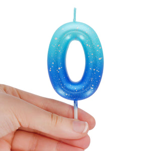 Legami - Blue Doğum Günü Cake Candle - 0 - Mutlu Doğum Günü Candle