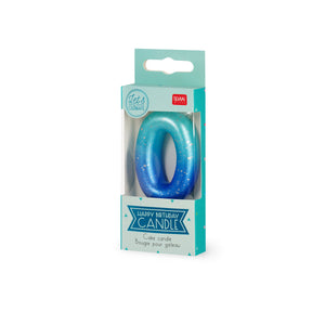 Legami - Blue Doğum Günü Cake Candle - 0 - Mutlu Doğum Günü Candle
