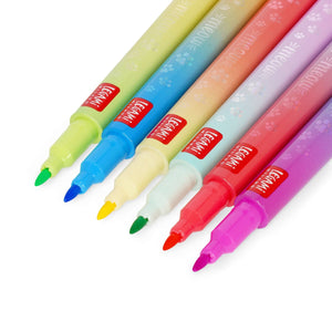 Legami - Seti 6 Dual-Tip Layering Markers - Meow