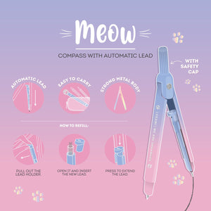 Legami - Compass ile Mechanical Kalem - Meow