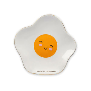 Legami - Hand-Decorated Ceramic Trinket Dish - Egg - Rings & Things