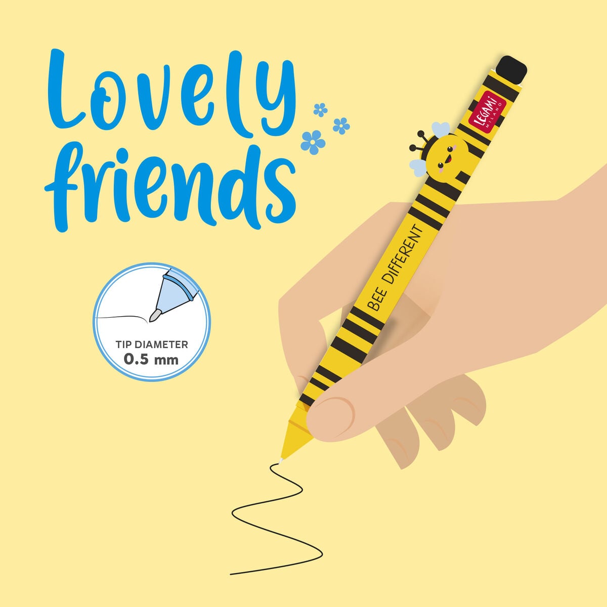 Legami - Kalem ile "Bee Different" Bee Hayvan Süsü - Sevimli Arkadaşlar