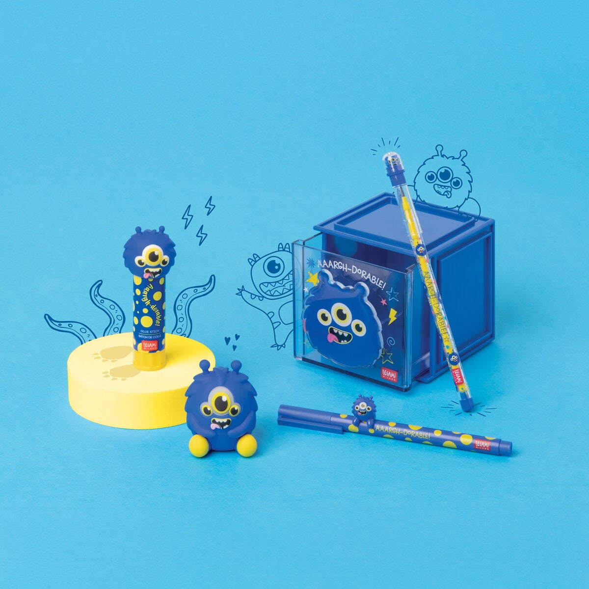 Legami - Kalem ile "Aaargh-dorable!" Monster Hayvan Süsü - Sevimli Arkadaşlar