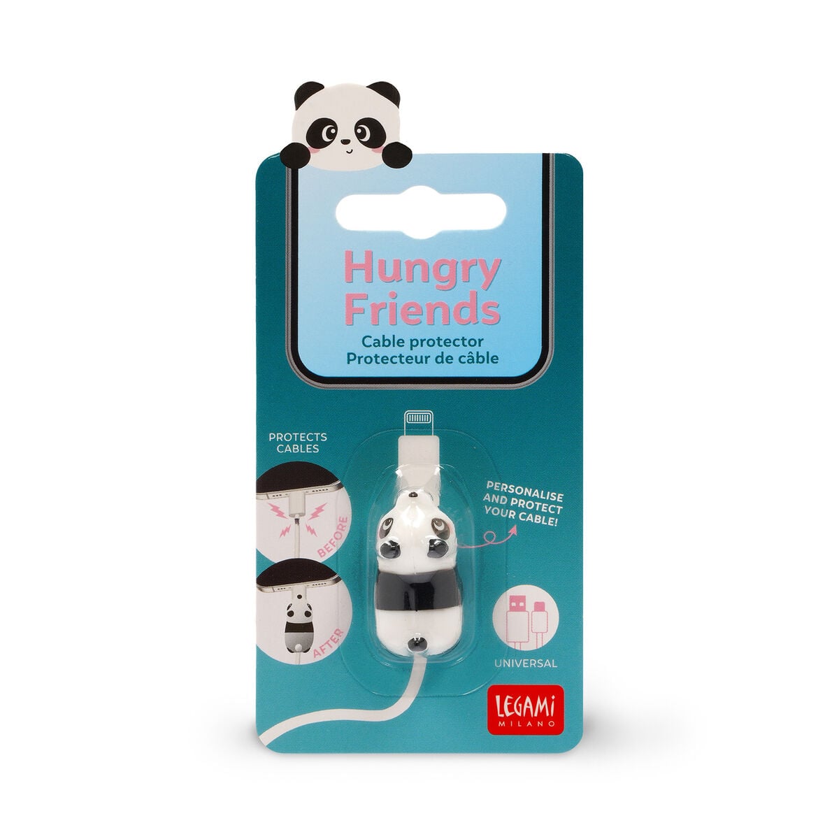 Legami - Panda Cable Protector - Hungry Arkadaşlar