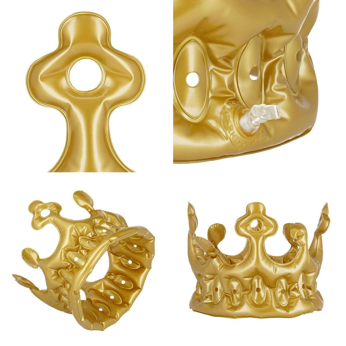 Legami - Gold Inflatable Crown - Queen - Parti Queen