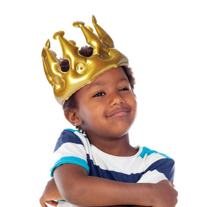 Legami - Gold Inflatable Crown - Prince - Parti Prince