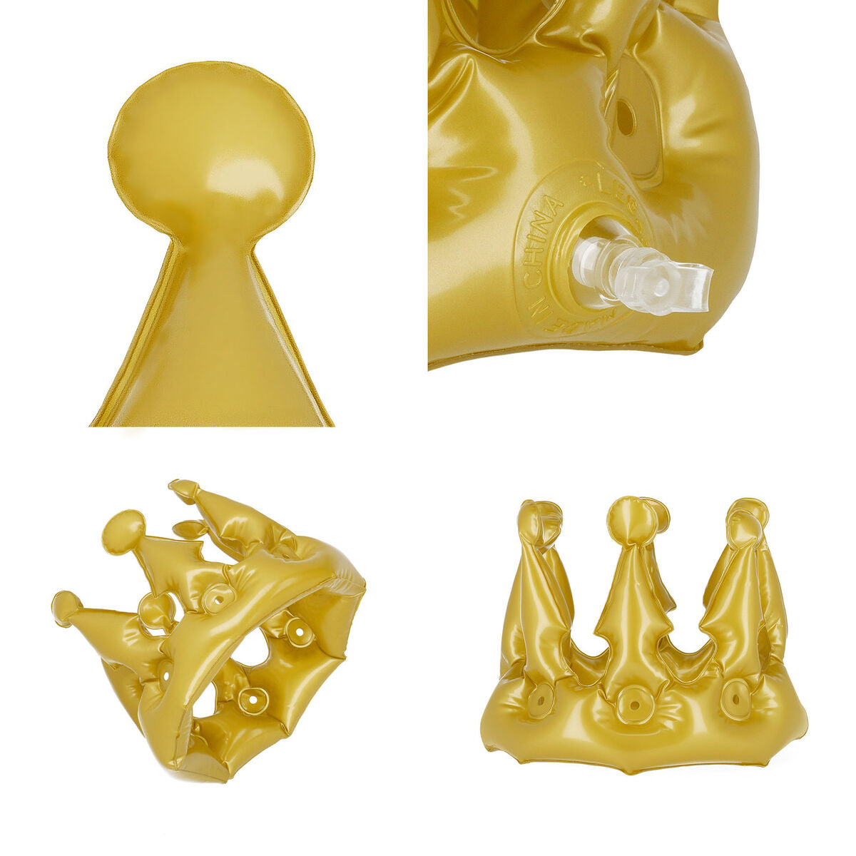 Legami - Gold Inflatable Crown - Prince - Parti Prince