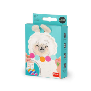 Legami - Non-Slip Llama Socks Adults - It's a Match!