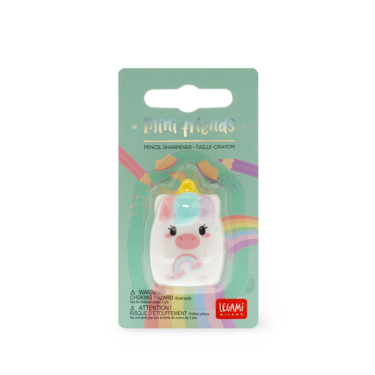 Legami - Unicorn Pencil Sharpener - Mini Friends
