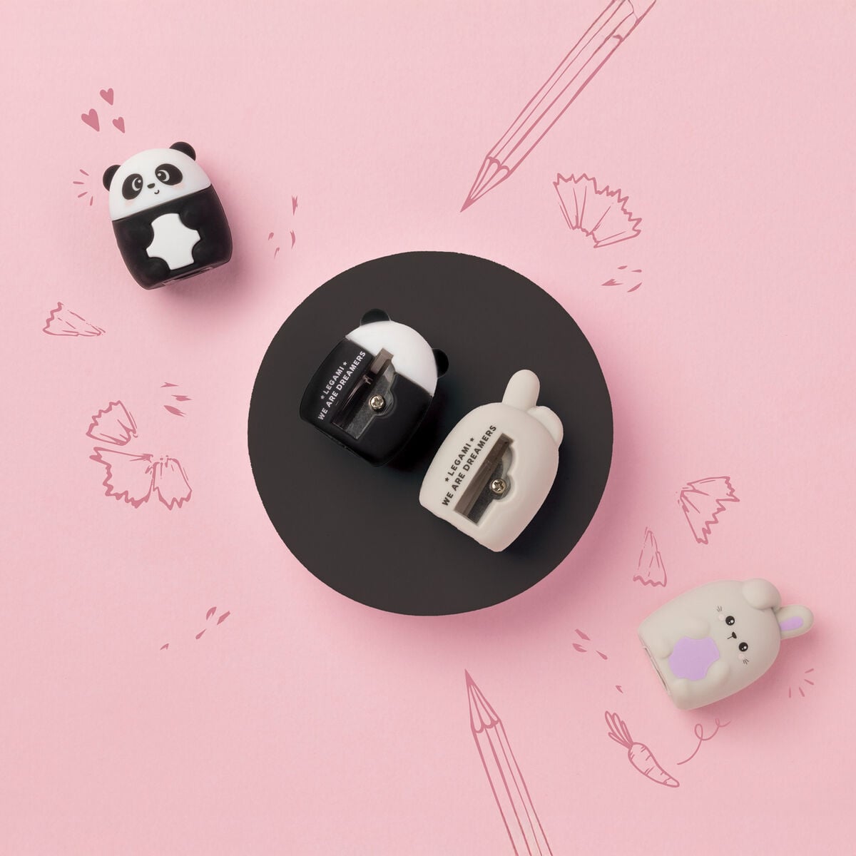 Legami - Panda Kalemtraş - Mini Arkadaşlar