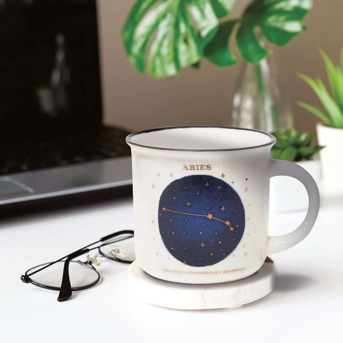 Legami - Porcelain Mug - Aries - Count Your Lucky Stars