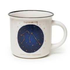 Legami - Porcelain Kupa - Aquarius - Count Your Lucky Stars