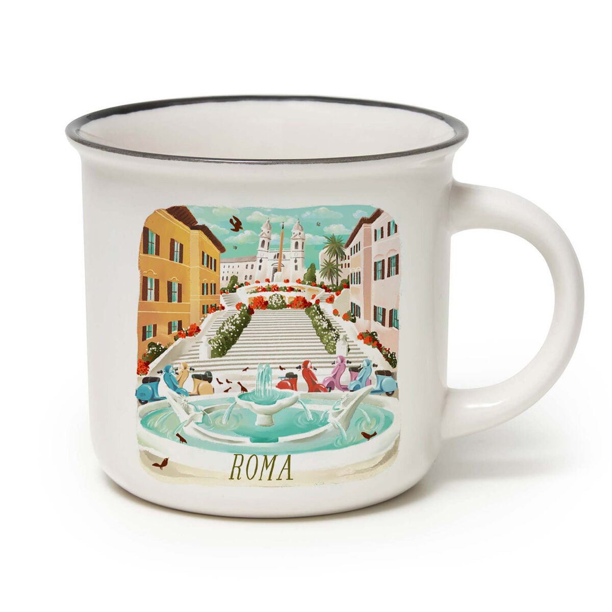 Legami - Porcelain Mug - Roma - Cup-Puccino