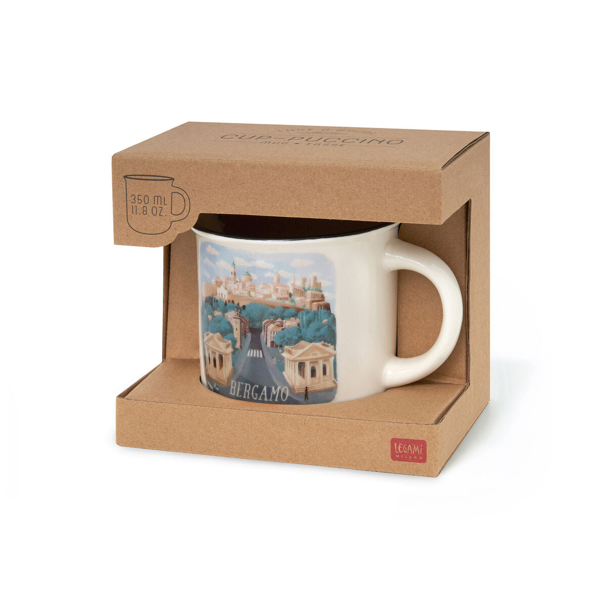 Legami - Porcelain Kupa - Bergamo - Cup-Puccino
