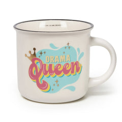 Legami - New Bone China Porcelain Mug with Drama Queen-Themed Illustration