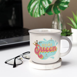 Legami - New Bone China Porcelain Mug with Drama Queen-Themed Illustration