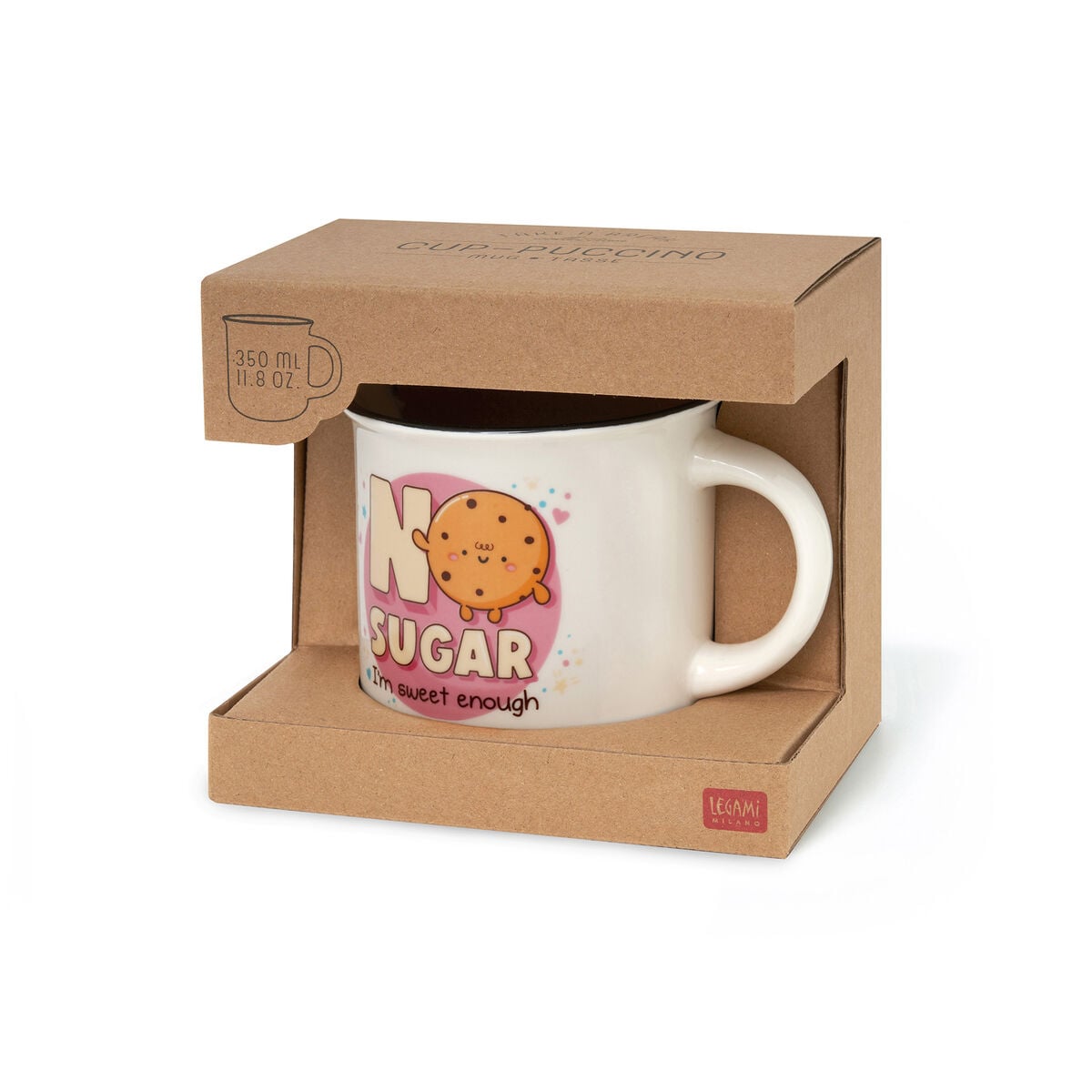 Legami - Porcelain Cup - No Sugar - Cup-Puccino
