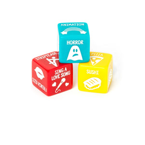 Legami - 3-piece Dice Set - Date in Progress