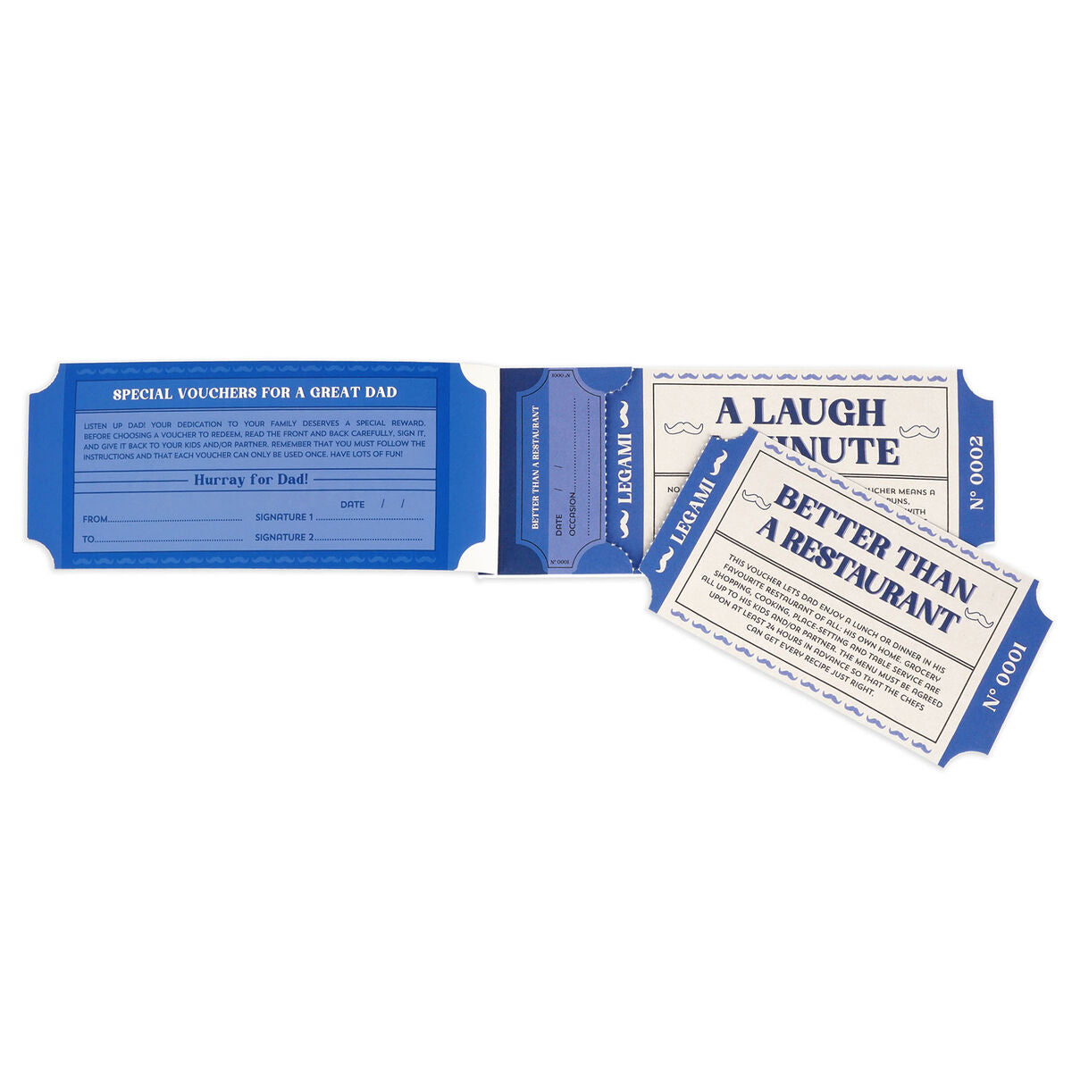 Legami - Kitap 24 Vouchers Dad - English - Gift Vouchers