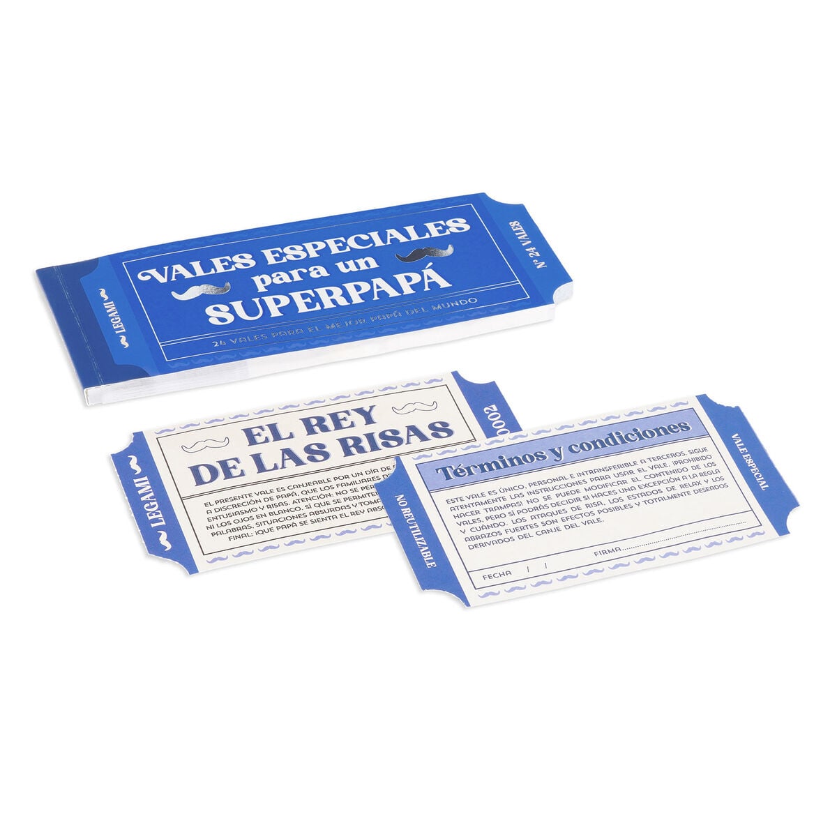 Legami - Book 24 Vouchers Dad - Spanish - Gift Vouchers