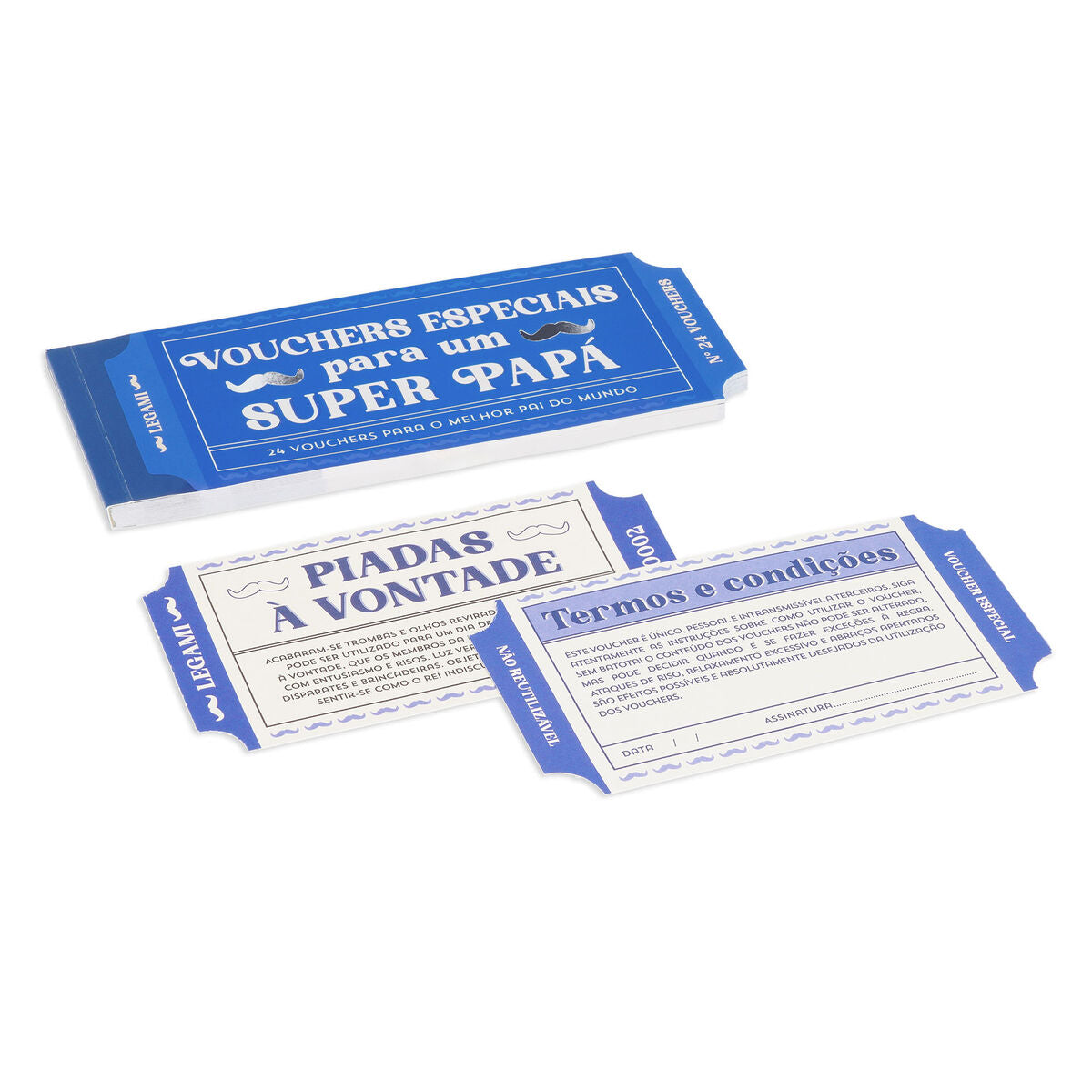 Legami - Book 24 Vouchers Dad - Portuguese - Gift Vouchers