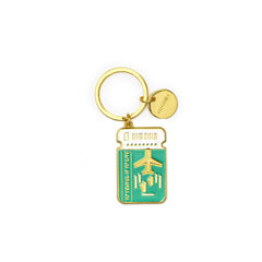 Legami - Enamel Key Chain - Travel - What a Keychain!