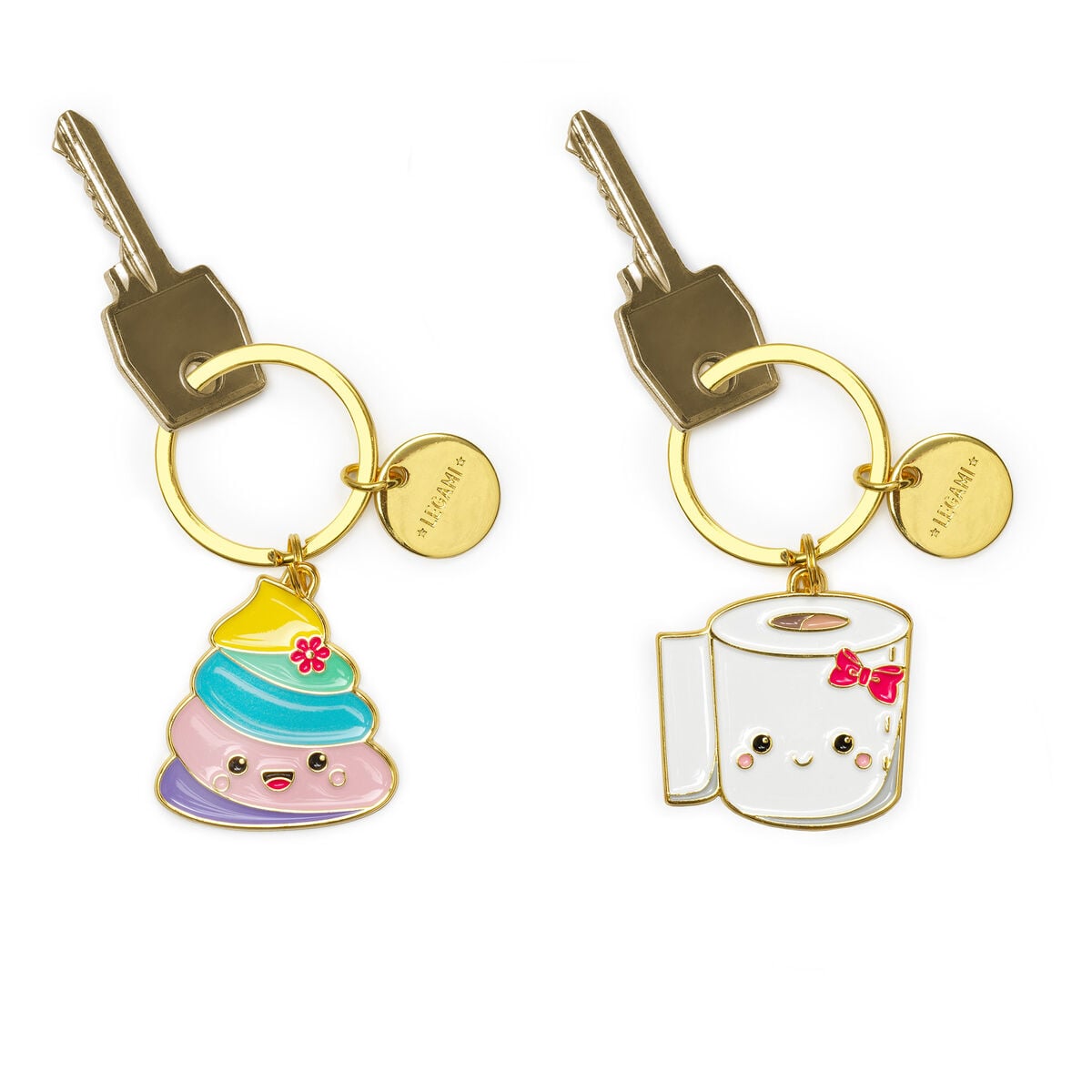 Legami - Enamel Key Chain - Poo - What a Keychain!