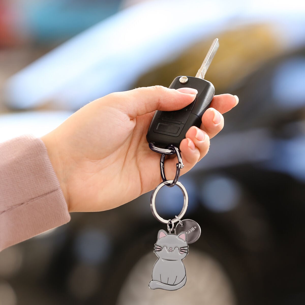Legami - Enamel Key Chain - Kitty - What a Keychain!
