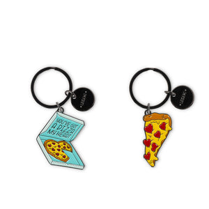 Legami - Enamel Key Chain - Pizza - What a Keychain!
