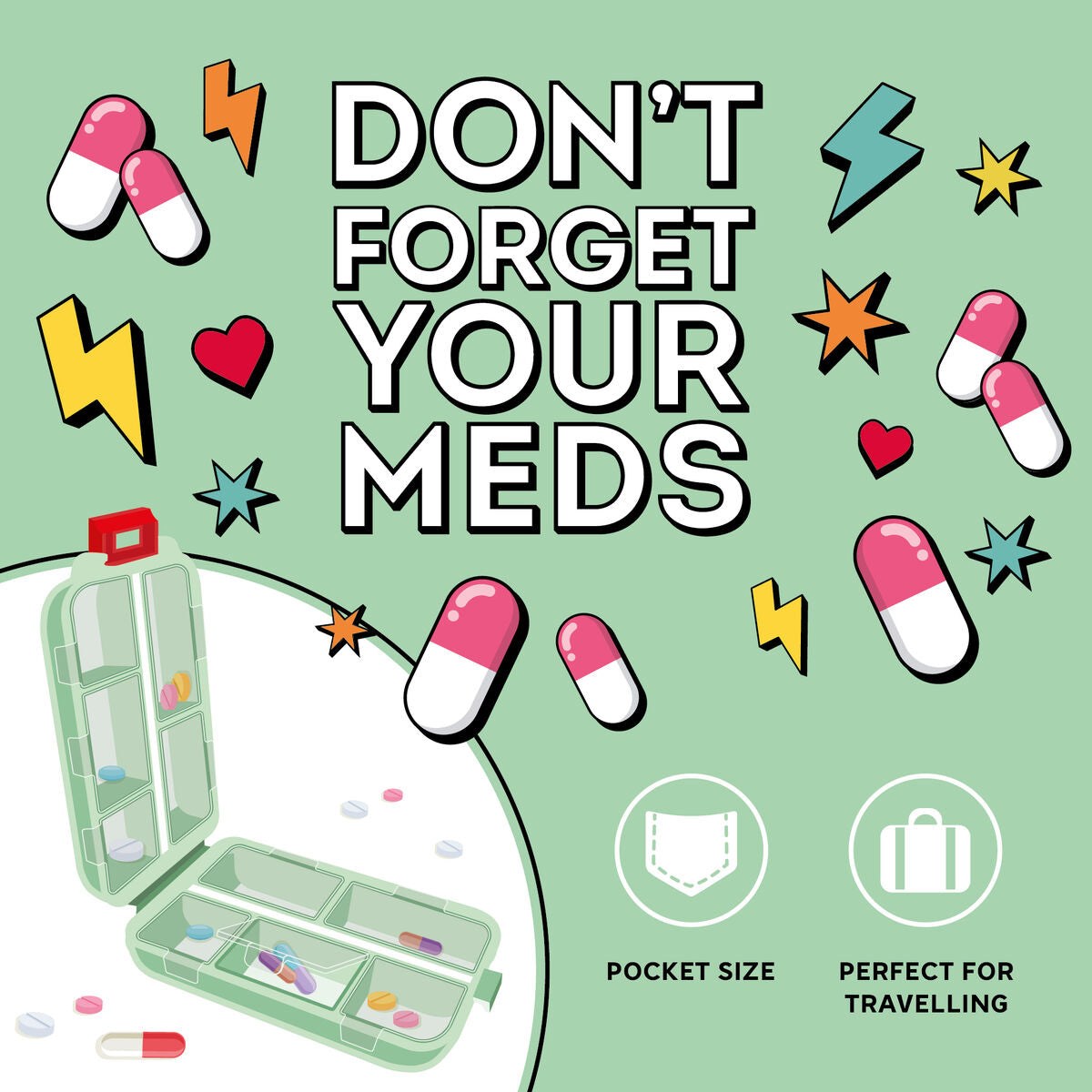 Legami - Pill Box - SOS Pill Box