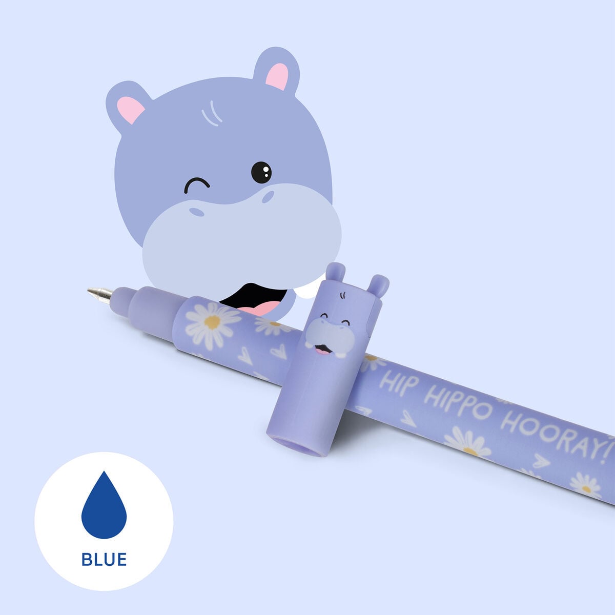 Legami - Hip Hippo Hooray! Hippo Erasable Kalem