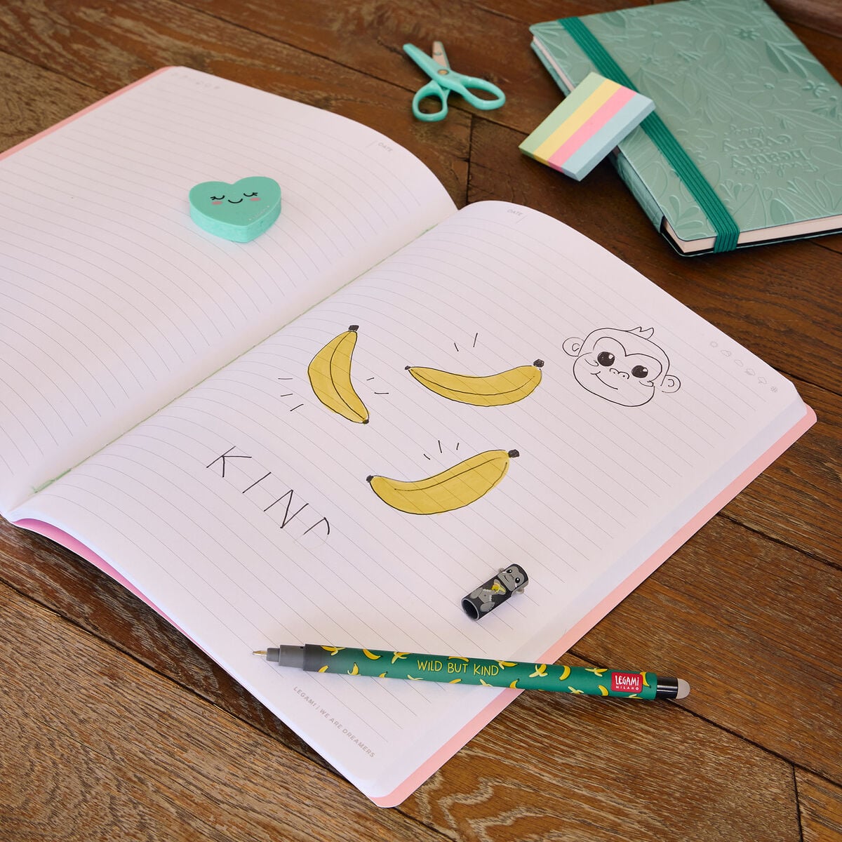 Legami - Wild but Kind Gorilla Erasable Kalem