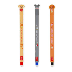 Legami - 3-piece Set Erasable Pens - Fur-ever Friends