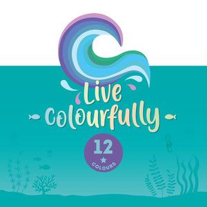 Legami - Set of 12 Colouring Pencils in Ocean Palette - Live Colourfully