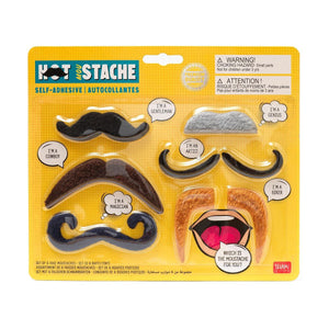 Legami - Set of 6 Fake Moustaches - Hot Mou-Stache