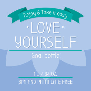 Legami - Goals Bottle - Sunrise Vibes - Love Yourself