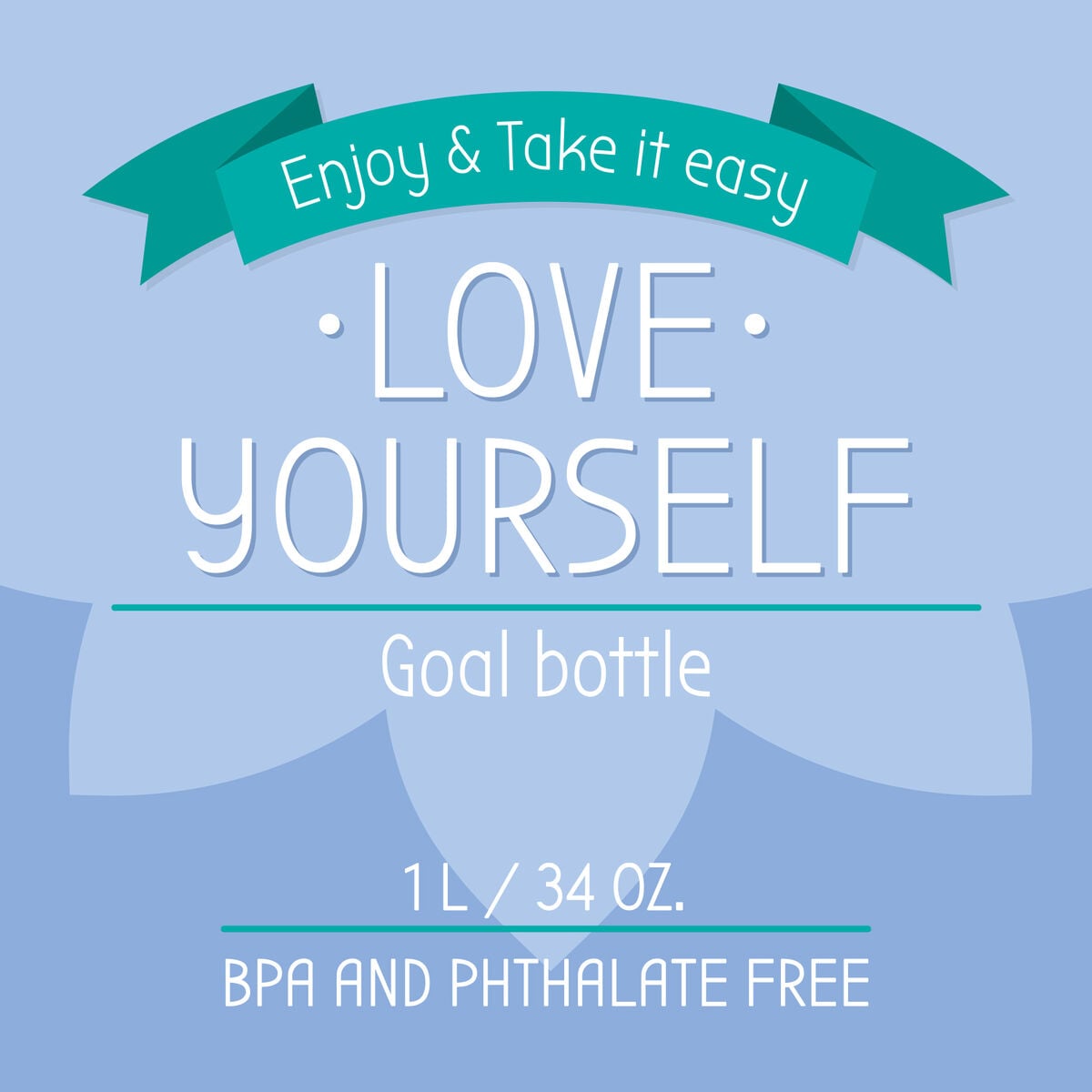 Legami - Goals Bottle - Energy Boost - Love Yourself