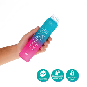 Legami - 280 ml Mini Water Bottle - Sunrise Vibes - Love Yourself