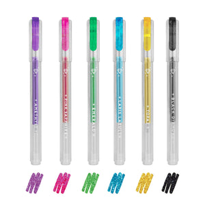 Legami - Seti 6 Glitter Gel Pens - Shine Like a Diamond