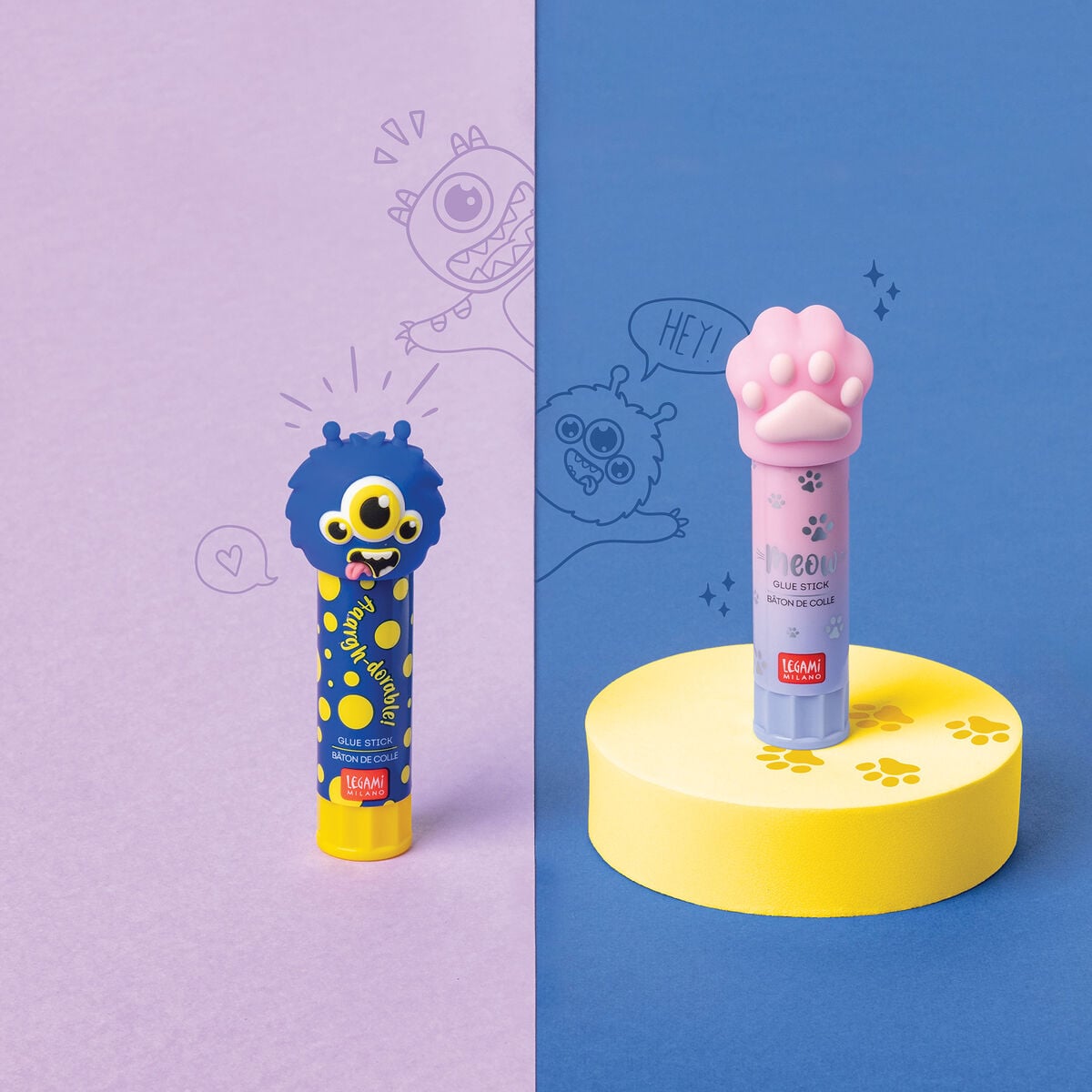Legami - Kitty Glue Stick - Feelin' Glued
