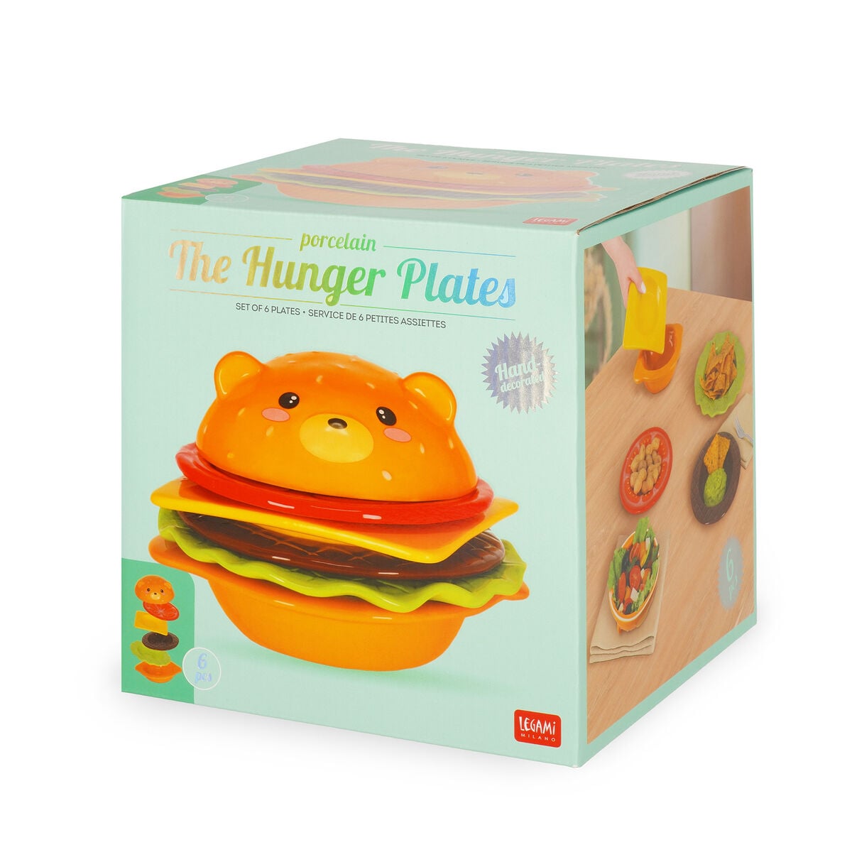 Legami - Seti 6 Plates - Hunger Plates