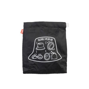 Legami - Black Foldable Rain Hat - SOS Sanpei
