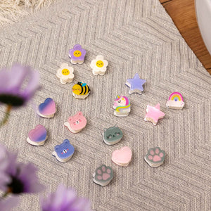 Legami - 4'lü Seti Kitty Mini Hair Clips - Clip me up!
