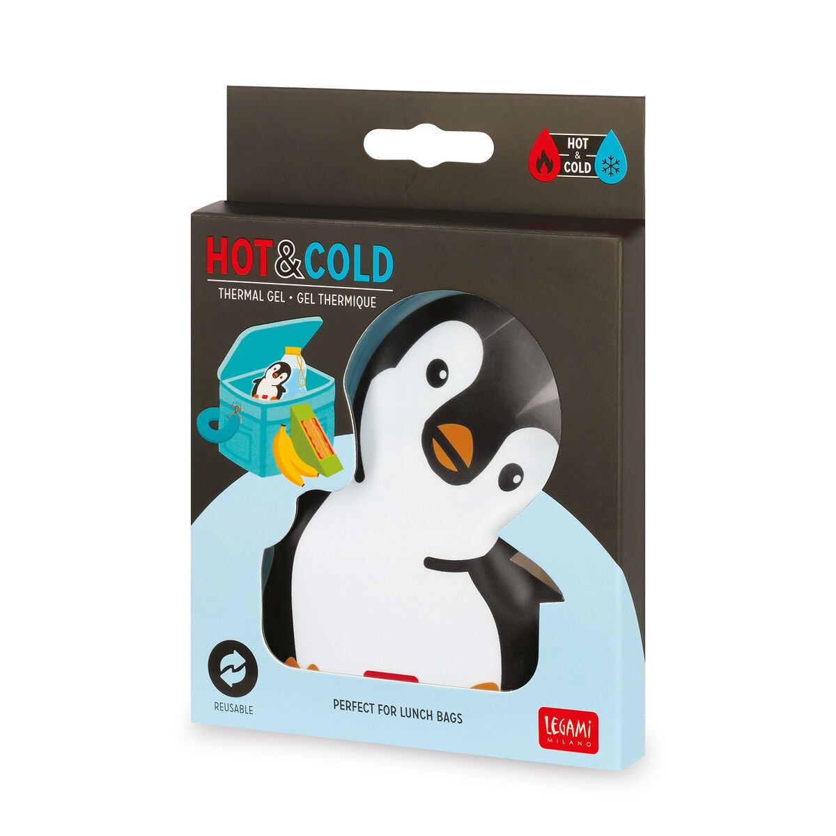 Legami - Gel Pack - Penguin - Sıcak ve Soğuk