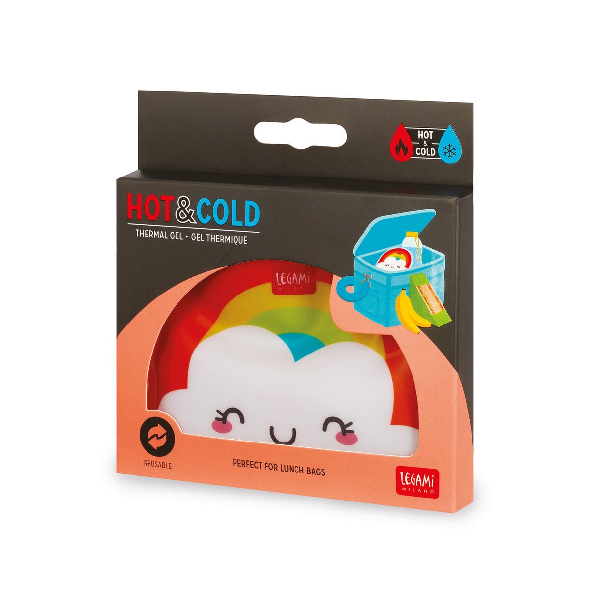 Legami - Gel Pack - Rainbow - Hot and Cold